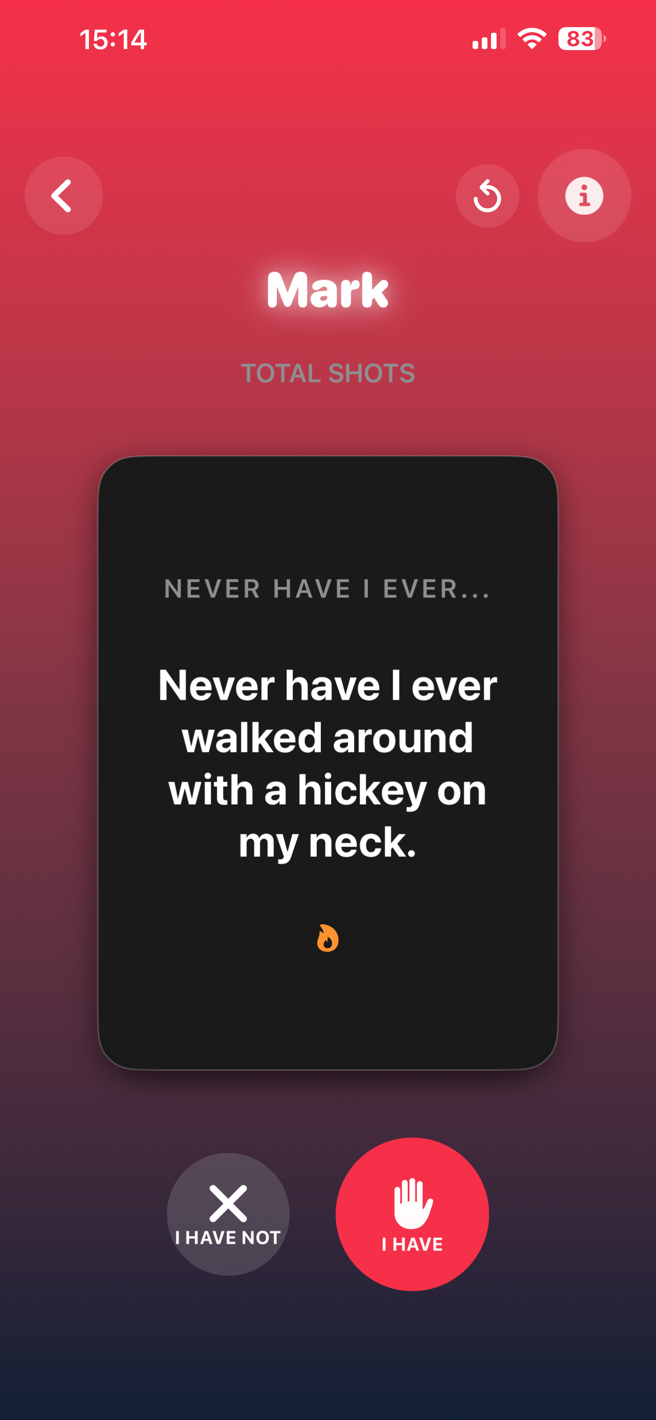 Never Have I Ever Game