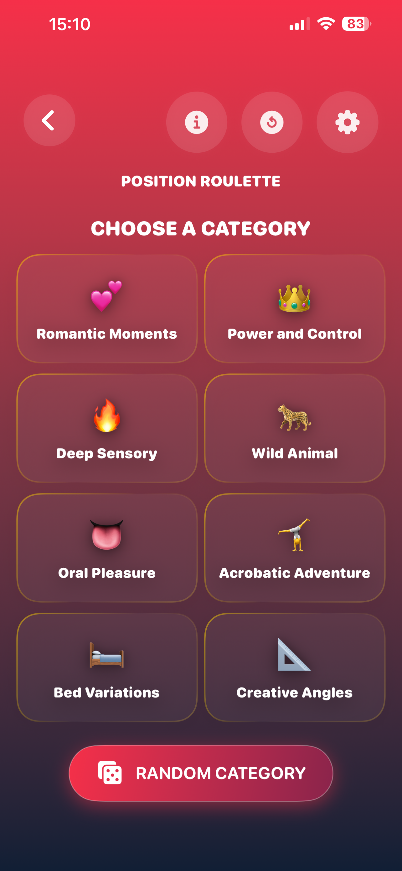 Position Roulette Game