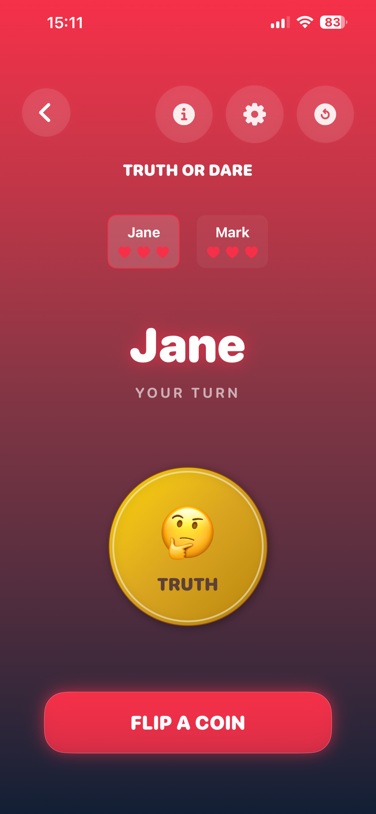 Truth or Dare Game